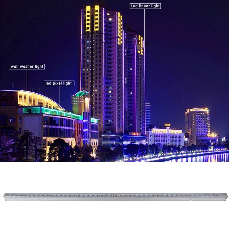 high quality ultra thin aluminum original epistar 12w led pixel bar rgb tube light outdoor (4)