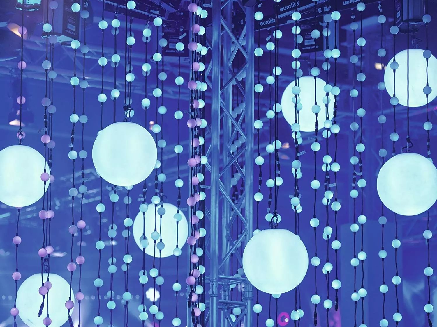 Weihnachten hängen LED Ball String Lichter für Disco Club Dekoration (8)
