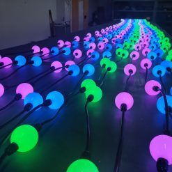 lumières de chaîne de boule de LED suspendues de Noël pour la décoration de club de disco (9)