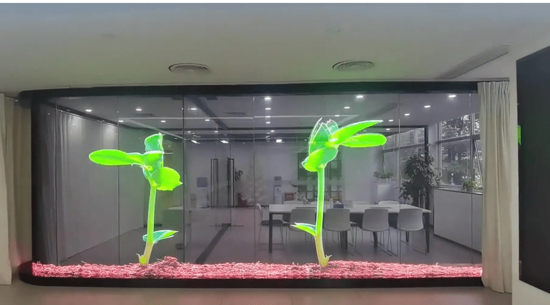 LED 결정 벽